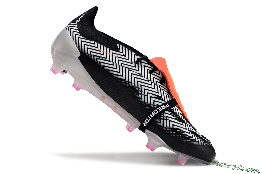 Adidas Predator Accuracy+ FG Low-Tops Football Boots - White/Red/Silver 4