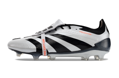 Adidas Predator Elite Foldover Tongue FG Low-Tops Football Boots - Silver/Black/Red
