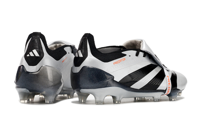 Adidas Predator Elite Foldover Tongue FG Low-Tops Football Boots - Silver/Black/Red