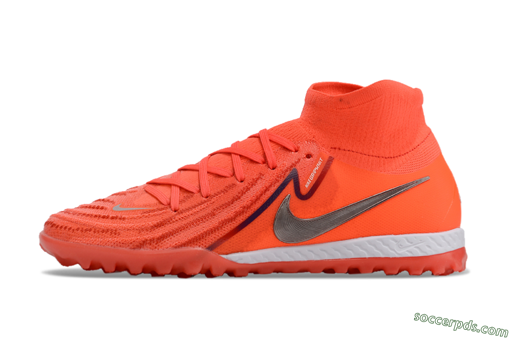 Nike Phantom Luna 2 Elite TF High-Tops Football Shoes - Red/Black/Blue/White 2