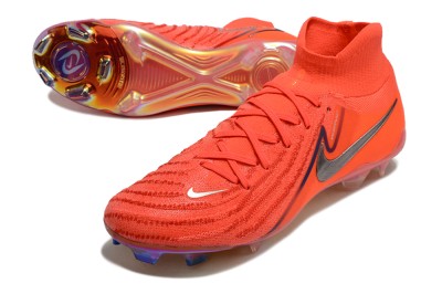 Nike Phantom Luna Elite FG High-Tops Football Boots - Red/Black/Gold