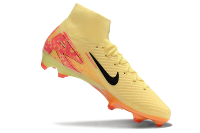 Nike Air Zoom Mercurial Superfly 10 Elite FG High-Tops Football Boots - Yellow/Black/Pink/Gold