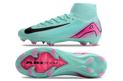 Nike Air Zoom Mercurial Superfly 10 Elite FG High-Tops Football Boots - Jade/Black/Pink