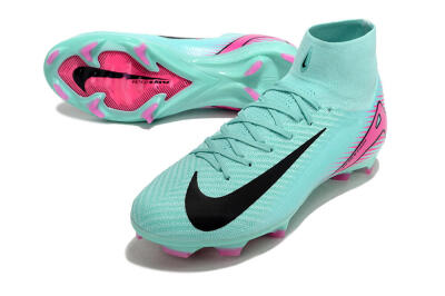 Nike Air Zoom Mercurial Superfly 10 Elite FG High-Tops Football Boots - Jade/Black/Pink