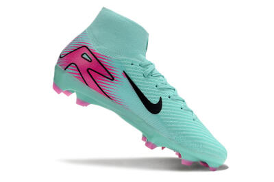 Nike Air Zoom Mercurial Superfly 10 Elite FG High-Tops Football Boots - Jade/Black/Pink