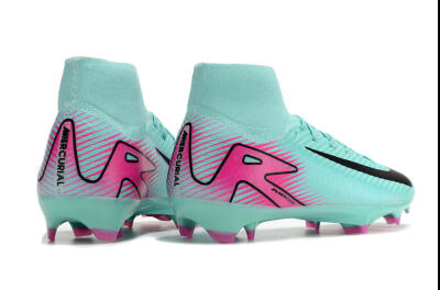 Nike Air Zoom Mercurial Superfly 10 Elite FG High-Tops Football Boots - Jade/Black/Pink