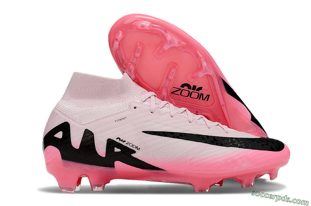 Nike Air Zoom Mercurial Superfly 9 Elite FG High-Tops Football Boots - Pink/Black 1