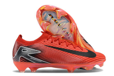 Nike Air Zoom Mercurial Vapor 16 Elite FG Low-Tops Football Boots - Red/White/Black