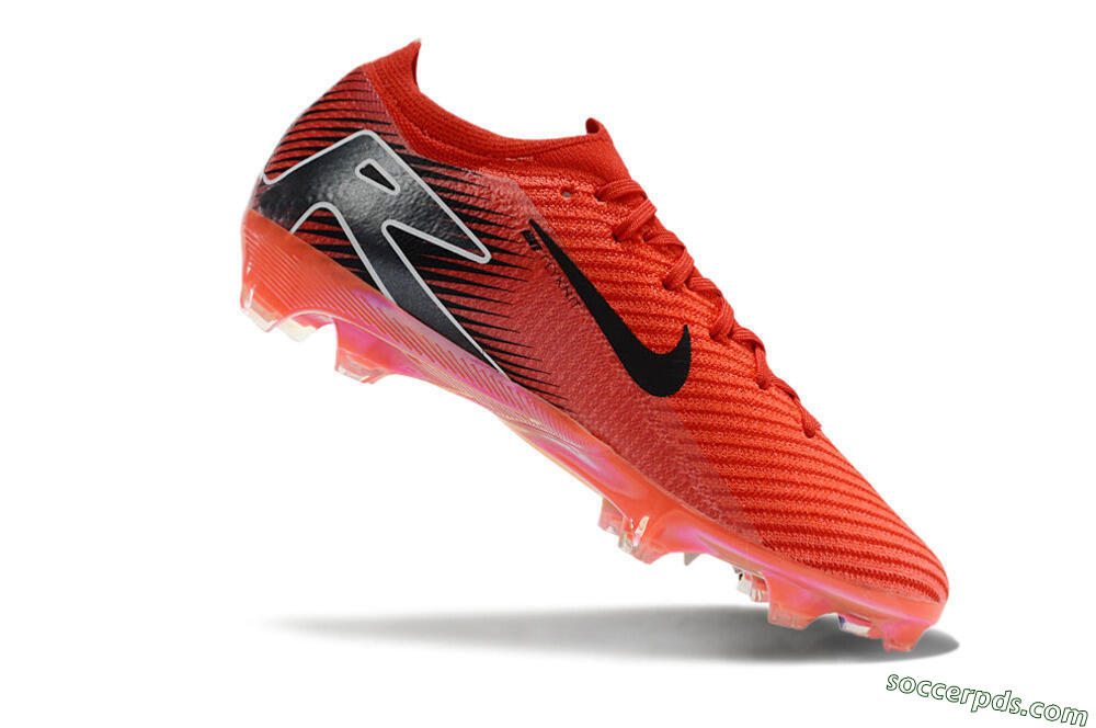 Nike Air Zoom Mercurial Vapor 16 Elite FG Low-Tops Football Boots - Red/White/Black 4
