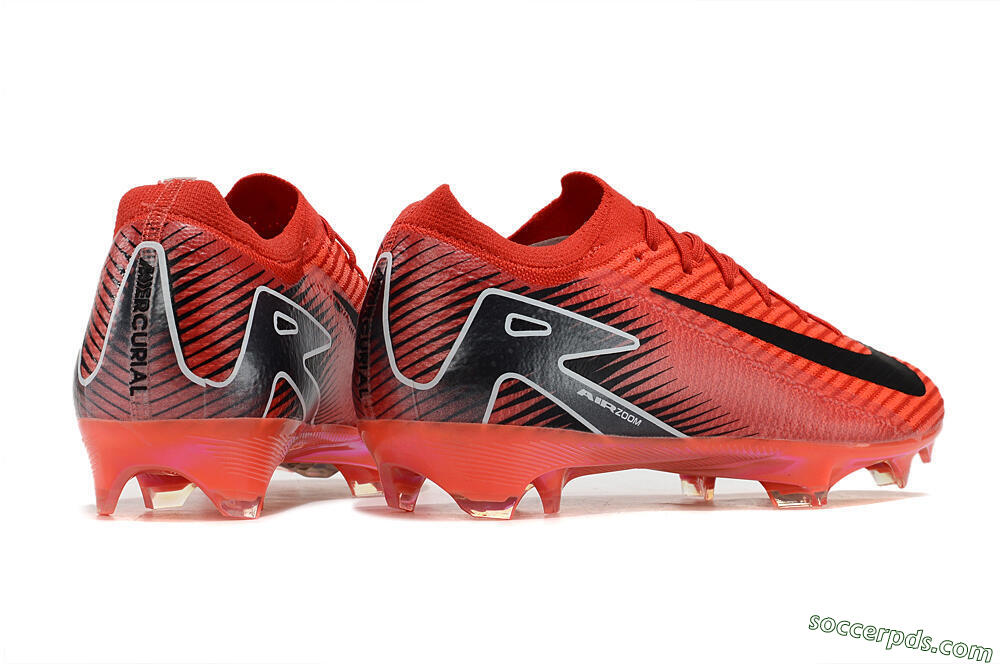 Nike Air Zoom Mercurial Vapor 16 Elite FG Low-Tops Football Boots - Red/White/Black 6