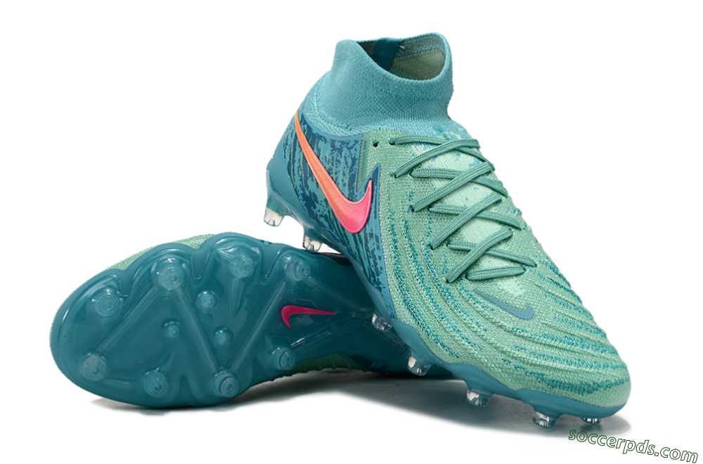 Nike Phantom Luna Elite AG High-Tops Football Boots - Jade/Pink/Orange 3
