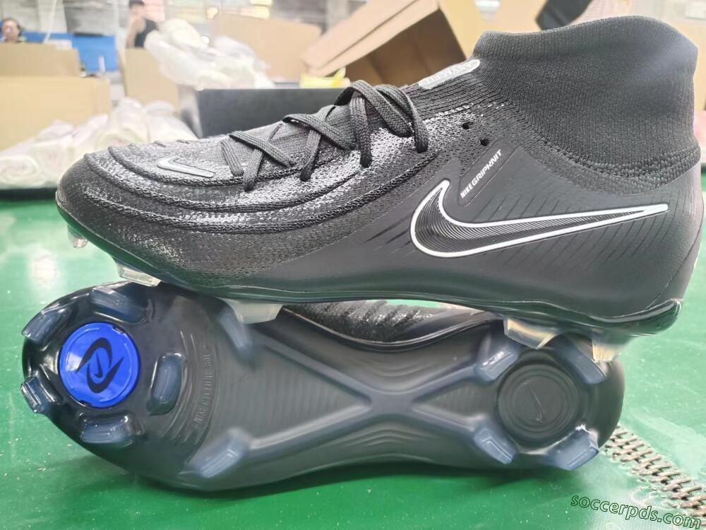 Nike Phantom Luna Elite FG High-Tops Football Boots - Black/White/Blue