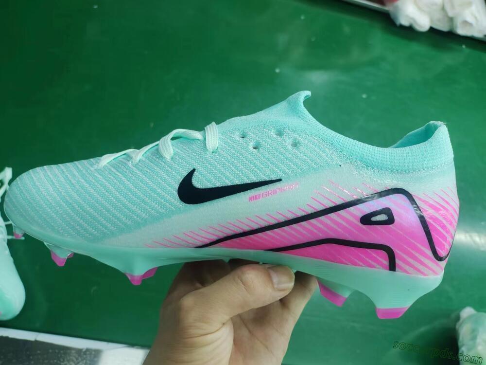 Nike Air Zoom Mercurial Vapor 16 Elite FG Low-Tops Football Boots - Jade/Black/Pink
