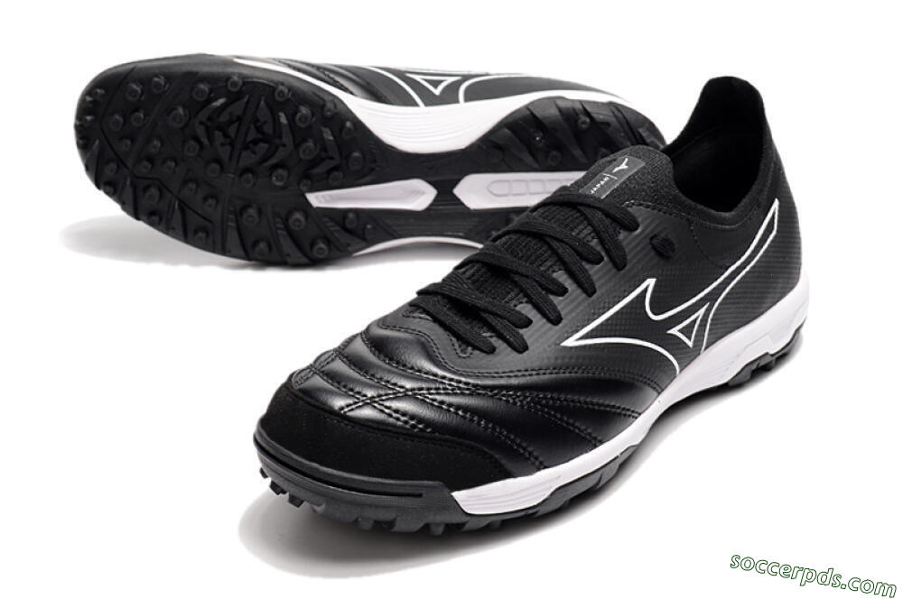 Mizuno Morelia Neo Sala β TF Low-Tops Football Shoes - Black/White 3