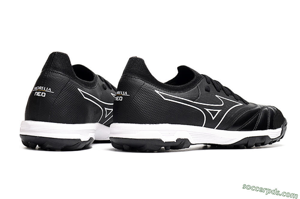 Mizuno Morelia Neo Sala β TF Low-Tops Football Shoes - Black/White 6