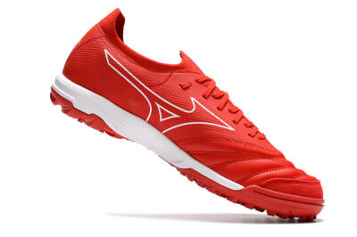 Mizuno Morelia Neo Sala β TF Low-Tops Football Shoes - Red/White