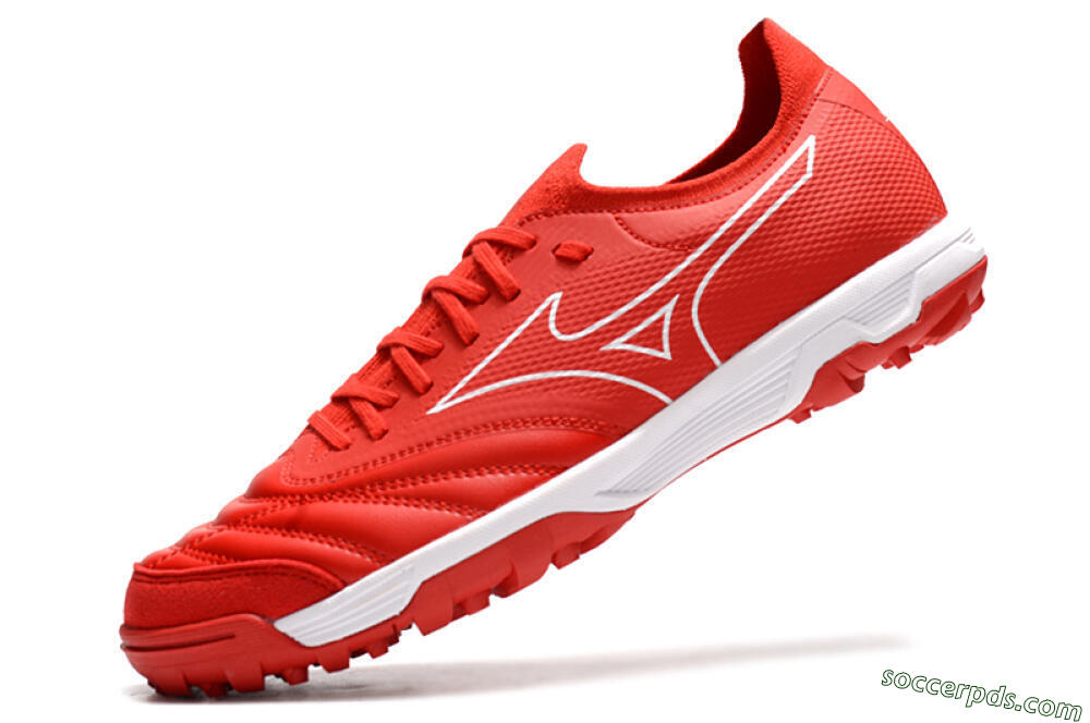 Mizuno Morelia Neo Sala β TF Low-Tops Football Shoes - Red/White 5