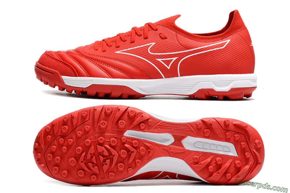 Mizuno Morelia Neo Sala β TF Low-Tops Football Shoes - Red/White 0
