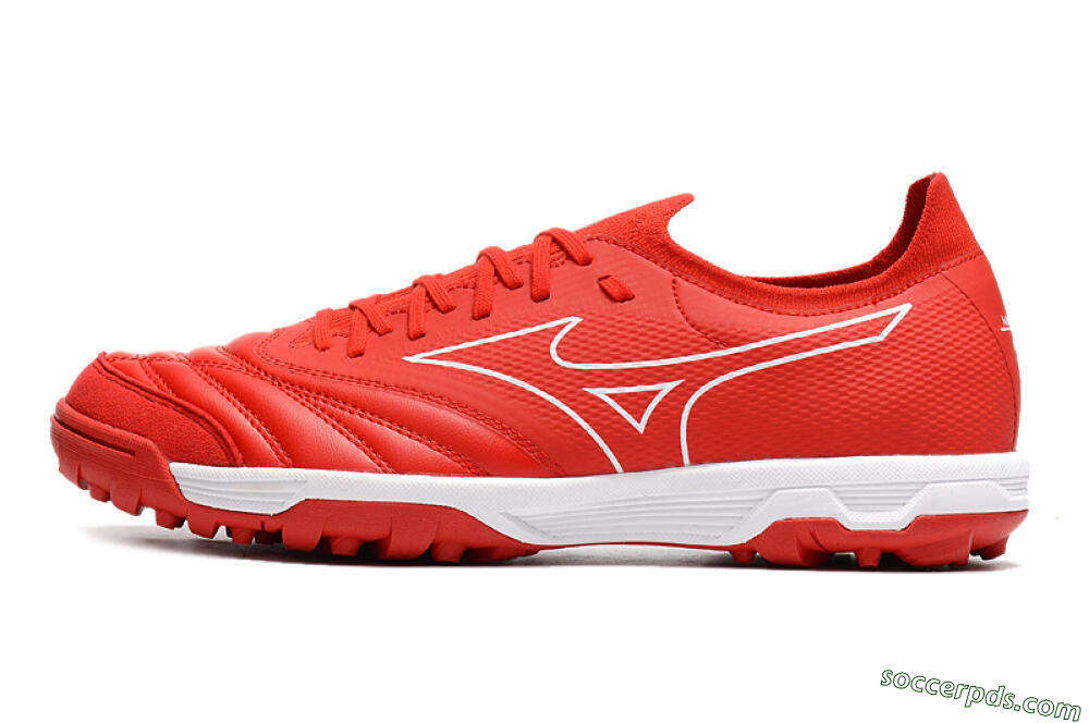 Mizuno Morelia Neo Sala β TF Low-Tops Football Shoes - Red/White 2