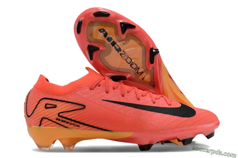 Nike Air Zoom Mercurial Vapor 16 Elite FG Low-Tops Football Boots - Red/Black/Yellow 1