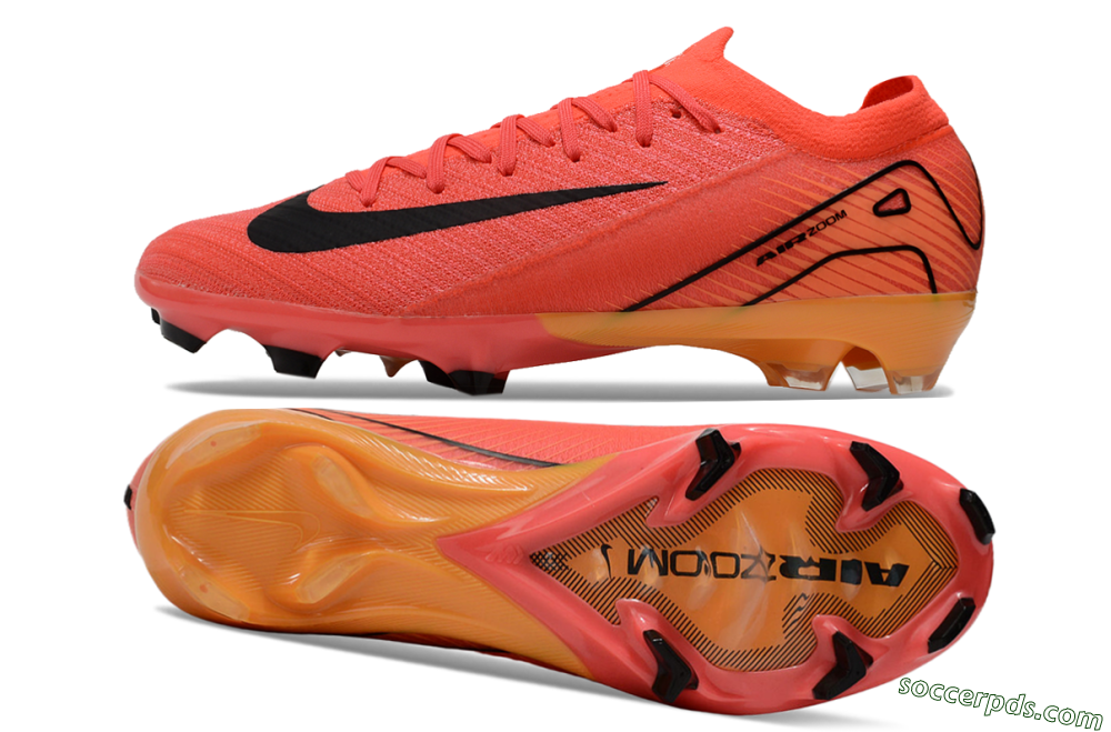 Nike Air Zoom Mercurial Vapor 16 Elite FG Low-Tops Football Boots - Red/Black/Yellow 0