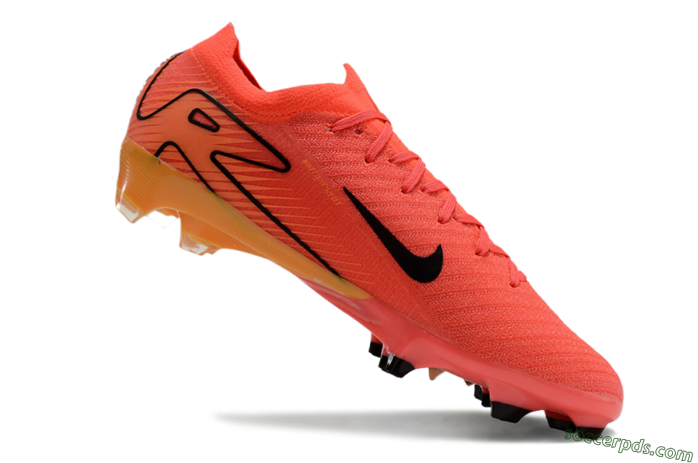Nike Air Zoom Mercurial Vapor 16 Elite FG Low-Tops Football Boots - Red/Black/Yellow 5