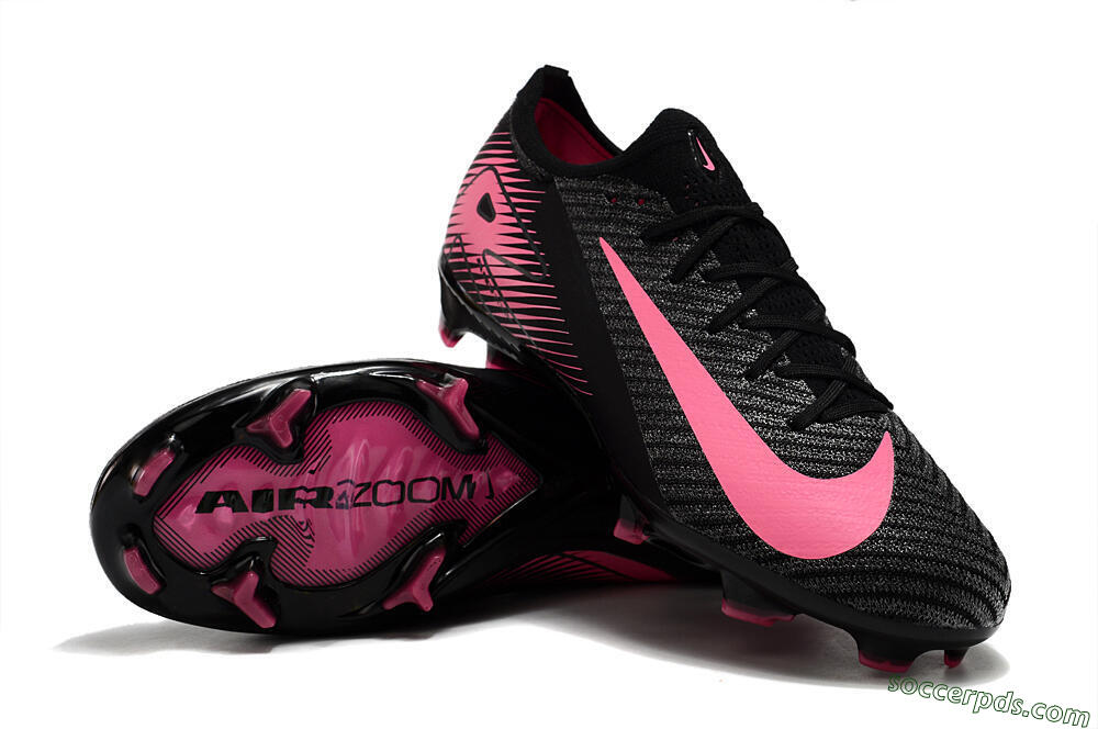 Nike Air Zoom Mercurial Vapor 16 Elite FG Low-Tops Football Boots - Black/Pink 3