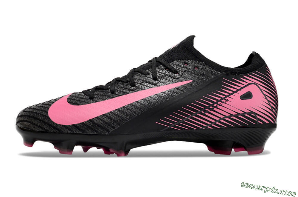 Nike Air Zoom Mercurial Vapor 16 Elite FG Low-Tops Football Boots - Black/Pink 2