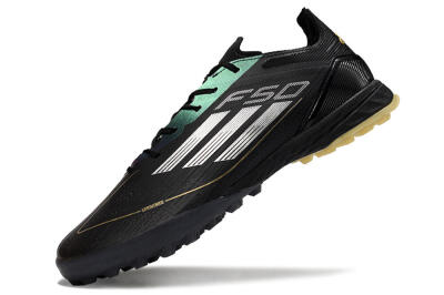 Adidas F50 Elite TF Low-Tops Football Shoes - Black/Yellow/White