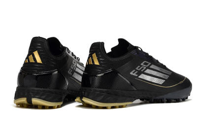 Adidas F50 Elite TF Low-Tops Football Shoes - Black/Yellow/White