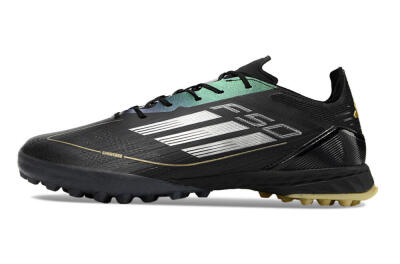 Adidas F50 Elite TF Low-Tops Football Shoes - Black/Yellow/White