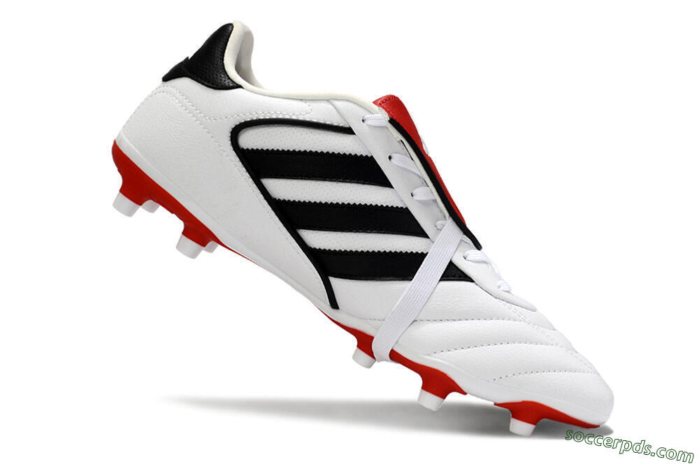Adidas Copa Gloro 2 FG Low-Tops Football Boots - White/Black/Red 4