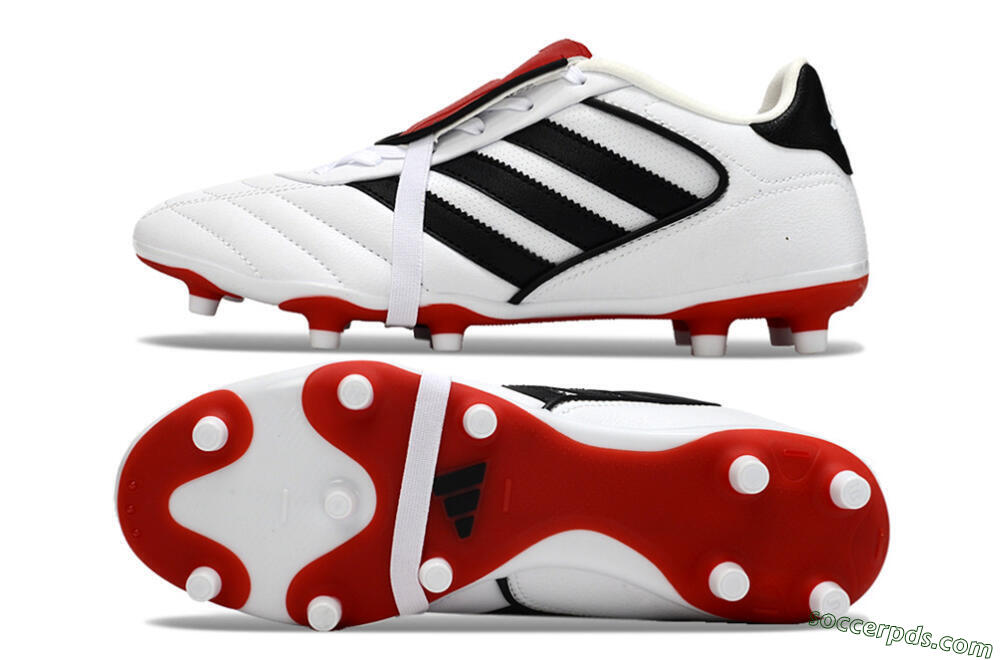 Adidas Copa Gloro 2 FG Low-Tops Football Boots - White/Black/Red 0