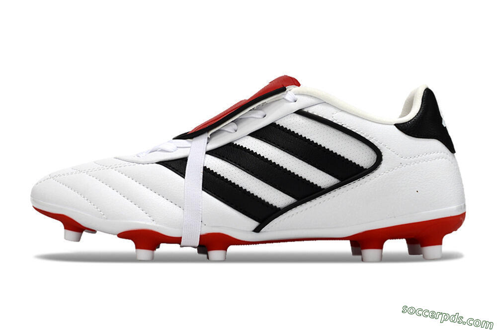 Adidas Copa Gloro 2 FG Low-Tops Football Boots - White/Black/Red 2