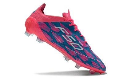 Adidas F50 Elite FG Low-Tops Football Boots - Pink/Blue/White