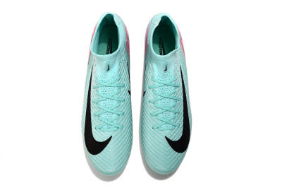 Nike Air Zoom Mercurial Superfly 10 Elite AG High-Tops Football Boots - Green/Pink/Black