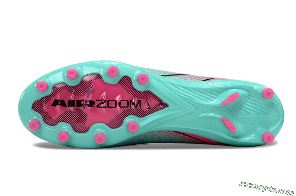 Nike Air Zoom Mercurial Superfly 10 Elite AG High-Tops Football Boots - Green/Pink/Black 7