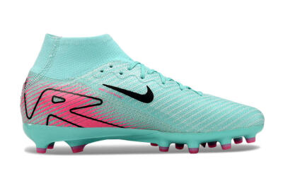 Nike Air Zoom Mercurial Superfly 10 Elite AG High-Tops Football Boots - Green/Pink/Black