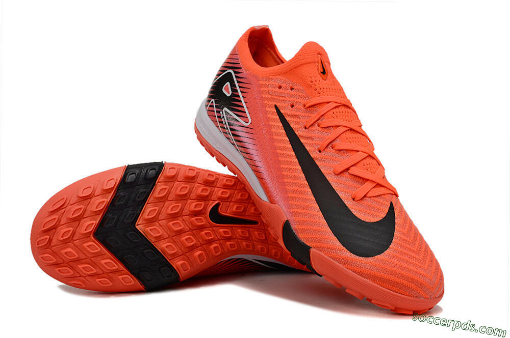 Nike Air Zoom Mercurial Vapor 16 Elite TF Low-Tops Football Shoes - Red/Black/White 3