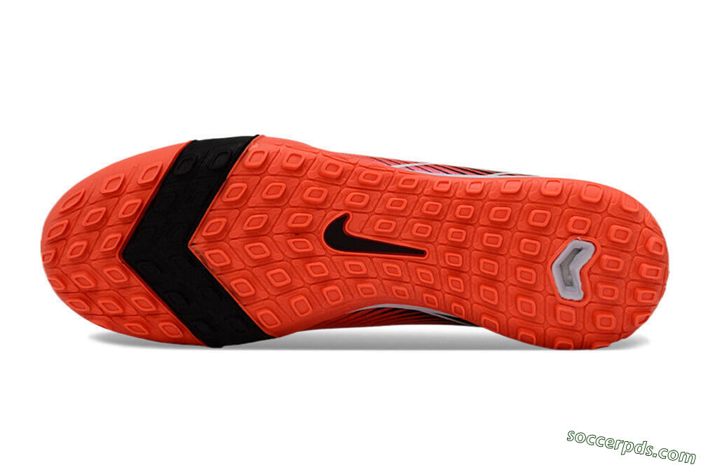 Nike Air Zoom Mercurial Vapor 16 Elite TF Low-Tops Football Shoes - Red/Black/White 7