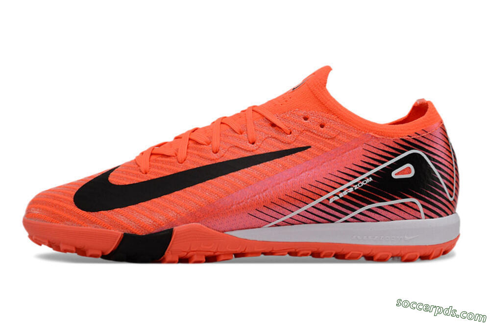 Nike Air Zoom Mercurial Vapor 16 Elite TF Low-Tops Football Shoes - Red/Black/White 2