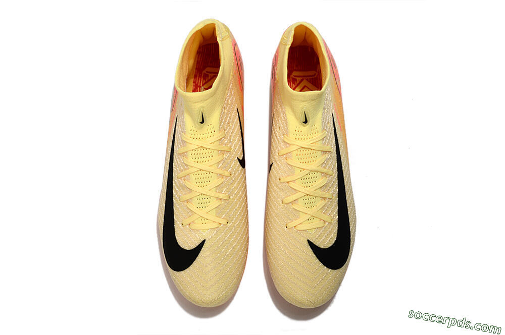Nike Air Zoom Mercurial Superfly 10 Elite AG High-Tops Football Boots - Yellow/Pink/Black 5
