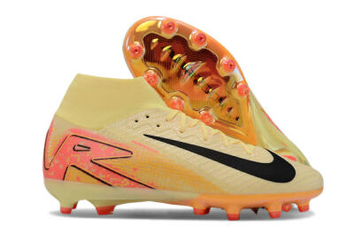 Nike Air Zoom Mercurial Superfly 10 Elite AG High-Tops Football Boots - Yellow/Pink/Black