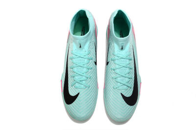 Nike Air Zoom Mercurial Superfly 10 Elite TF High-Tops Football Shoes - Green/Pink/Black