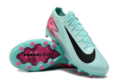 Nike Air Zoom Mercurial Vapor 16 Elite AG Low-Tops Football Boots - Green/Pink/Black