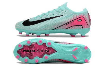 Nike Air Zoom Mercurial Vapor 16 Elite AG Low-Tops Football Boots - Green/Pink/Black