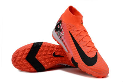 Nike Air Zoom Mercurial Superfly 10 Elite TF High-Tops Football Shoes - Red/Black/White