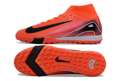 Nike Air Zoom Mercurial Superfly 10 Elite TF High-Tops Football Shoes - Red/Black/White
