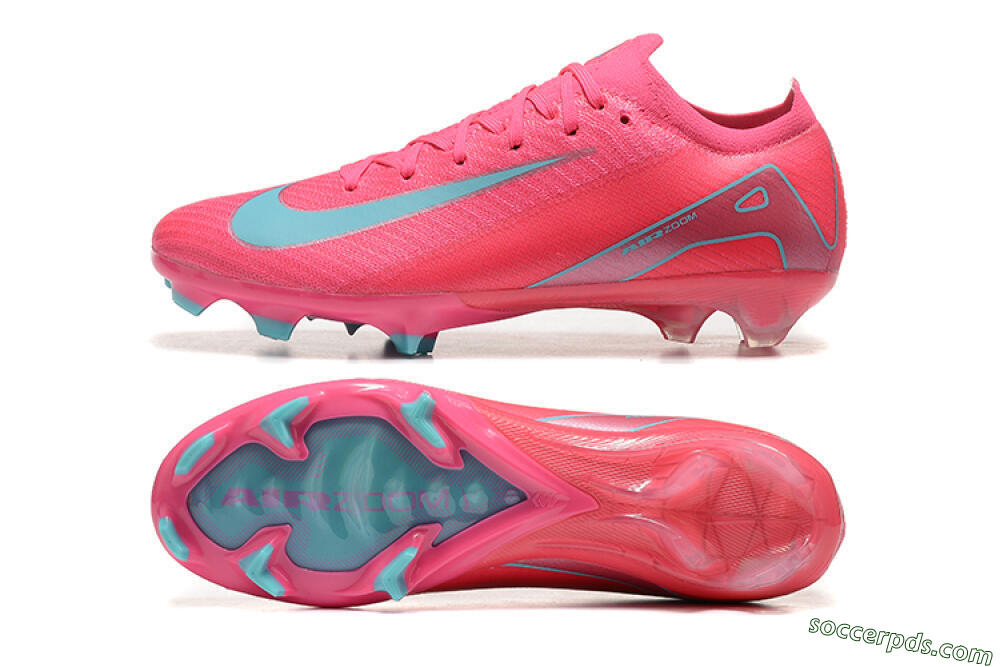 Nike Air Zoom Mercurial Vapor 16 Elite FG High-Tops Football Boots - Pink/Mint 0