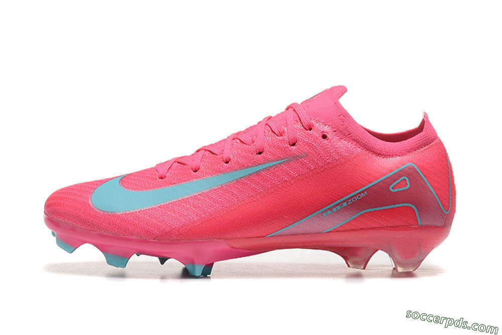 Nike Air Zoom Mercurial Vapor 16 Elite FG High-Tops Football Boots - Pink/Mint 2